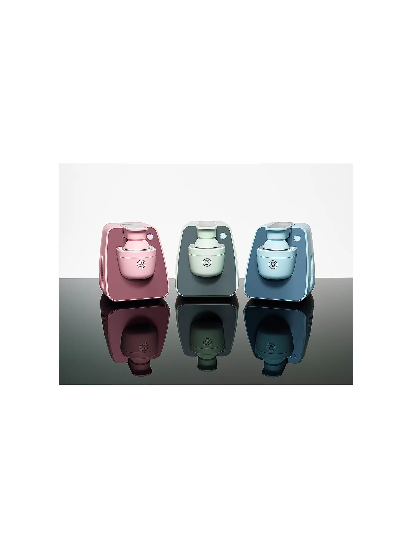 TOOA | Eismaschine MILANO BLEUE Light Blue / Ocean | rosa